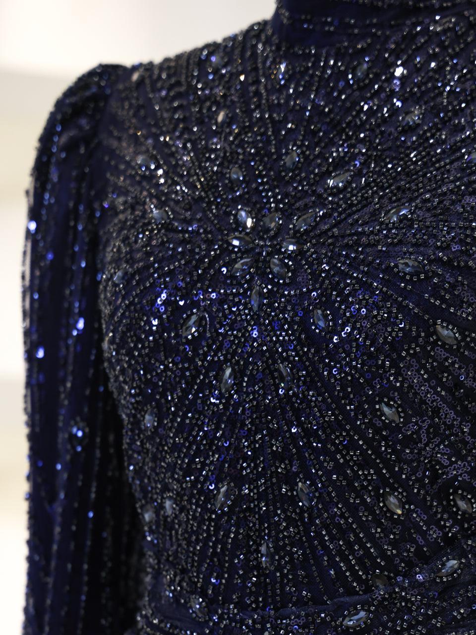 Marjan Evening Dress - Mocha - view 3
