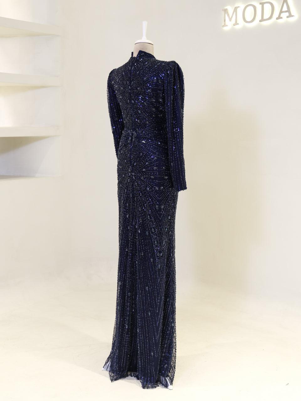 Marjan Evening Dress - Mocha - view 4